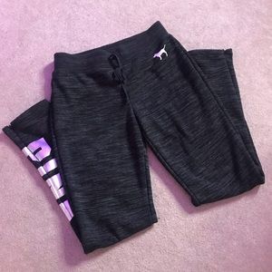Pink VS fleece lined joggers